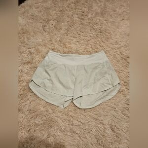 Lululemon Speed Up Shorts Size 8 White